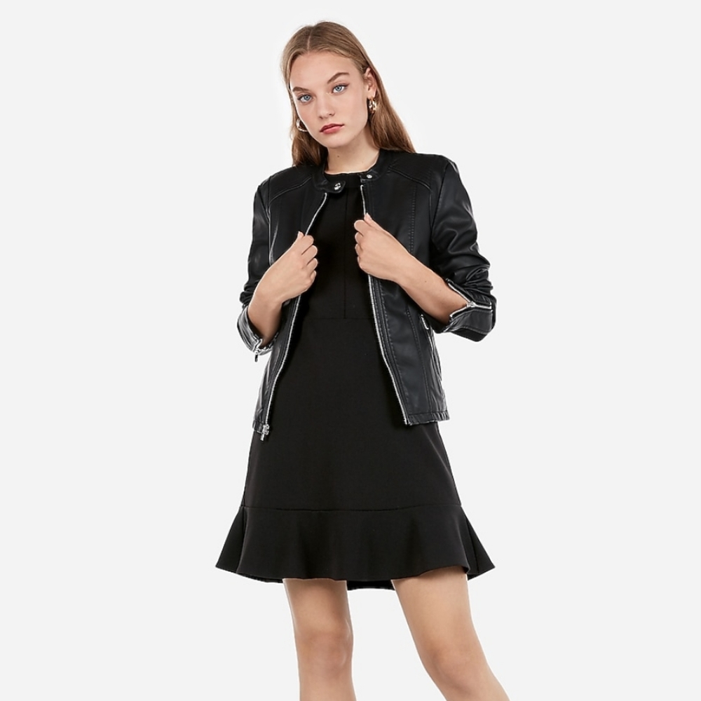 Express Vegan Leather Jacket
